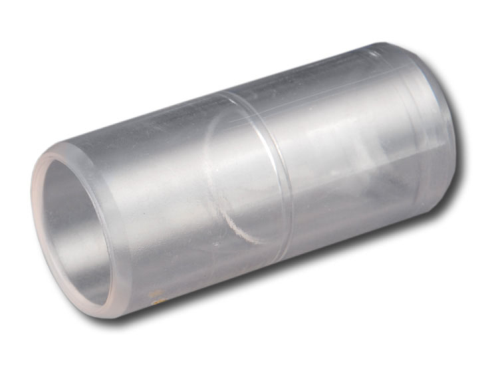 Muffe 20mm transparent