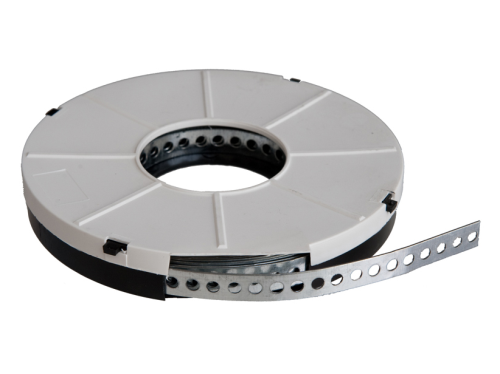 Lochband verzinkt 12mm / Loch 5,3mm verzinkt, (L=10m)