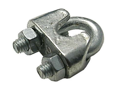 Niro Seilklemme, für Seil 6mm