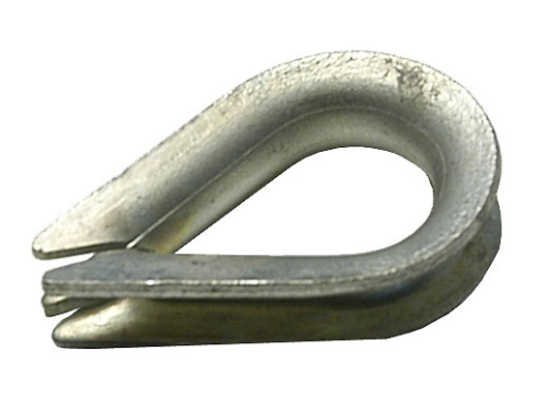 Niro Seilkausche, für Seil 3mm