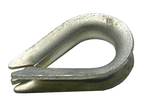 Niro Seilkausche, für Seil 4mm