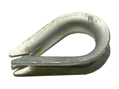 Niro Seilkausche, für Seil 6mm