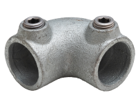 Rohr- Verbinder Kniestück 90°, 3/4" verzinkt