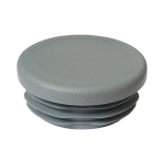 Lamellenstopfen für Stahlrohr 3/4" | grau | Außendurchmesser: 26,9mm | Innendurchmesser: 20,9mm |