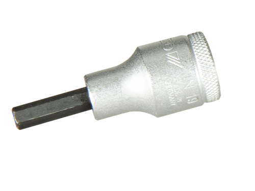 Nuß, Adapterstück mit Inbusaufsatz für Ratschen mit 1/2" Antrieb, Schrauben 1/4"