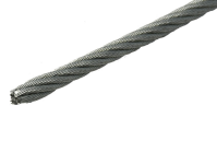 Stahldrahtseil Niro, 7x7, 1mm 1,57kN/mm², 1.4401