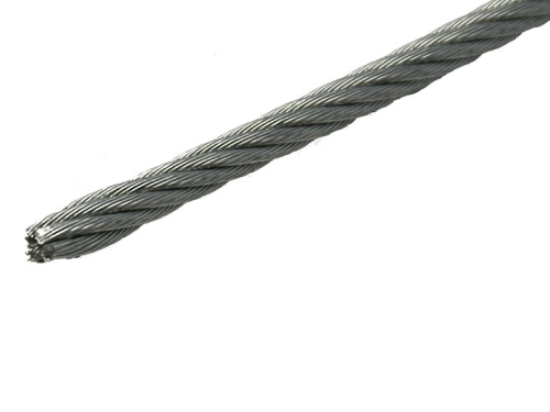 Stahldrahtseil Niro, 7x7, 2mm 1,57kN, 1.4401