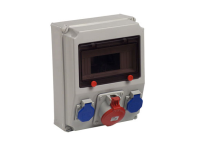 Industrieverteiler 1x9TE,2x230V,1xCEE16