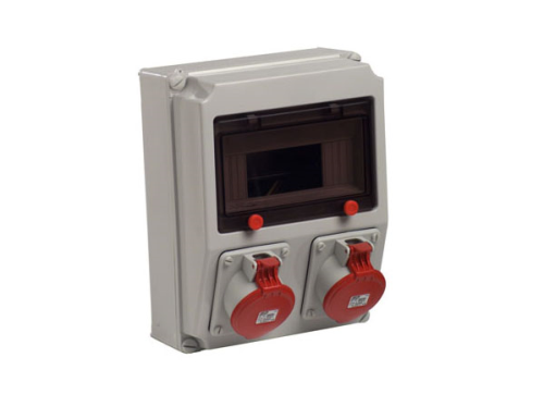 Industrieverteiler 1x9TE,2xCEE32