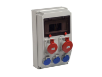 Industrieverteiler 1x9TE,3x230V,1xCEE16,1xCEE32