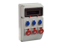 Industrieverteiler 1x13TE,3x230V,1xCEE16,2xCEE32