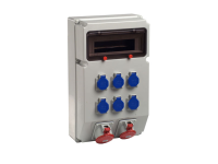 Industrieverteiler 1x13TE,6x230V,1xCEE16,1xCEE32