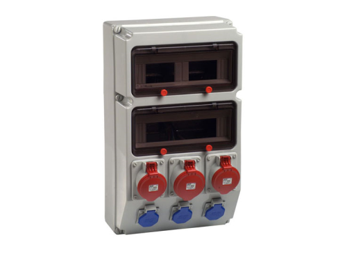 Industrieverteiler 2x13TE,4x230,3xCEE16