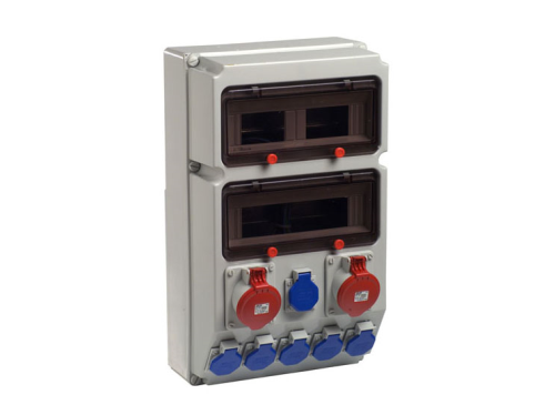 Industrieverteiler 2x13TE,6x230,2xCEE16