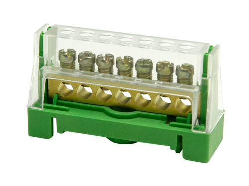 PE-Klemmbock 7fach, grün