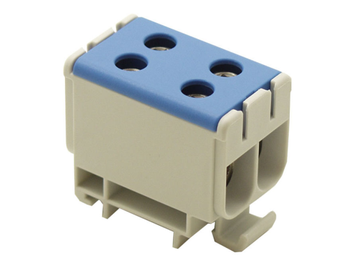 Verbindungsklemme 2x50mm² blau
