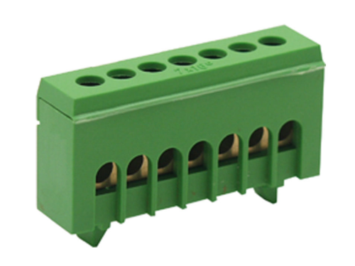 Erdungsklemmeschiene 7x16mm²