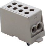 Hautpleitungsklemme 35/4 grau