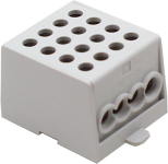 Hautpleitungsklemme 35/8 grau