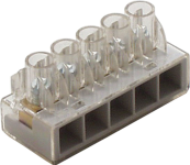 Klemme 5x25 transparent