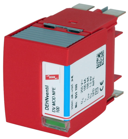 Modul DEHNventil NPE 100, 100kA N-PE, Funkenstreckenmodul