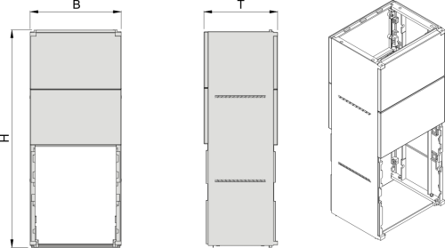 KF-53 Sockel, BxHxT=528x949x320, Hw=941