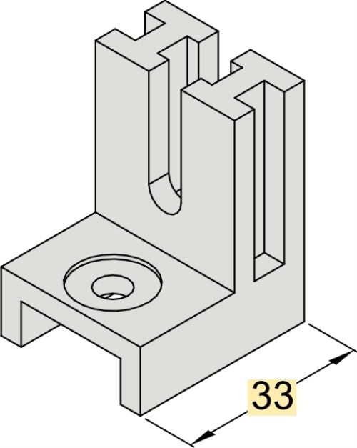 UM Winkelhalter, BxHxT=33x42x28