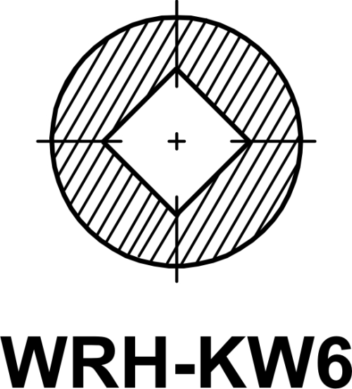 WRS-KW6 Profilhalbzylinder