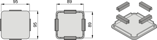 WS 95 Sichtfenster, BxH=95x95