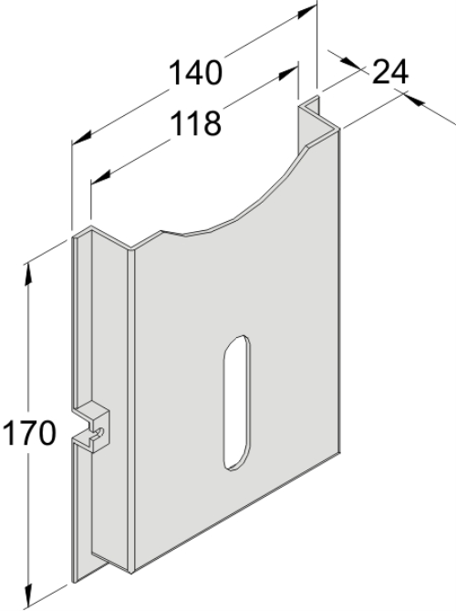 KD A6 Schaltplantasche, BxHxT=140x170x24