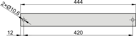 SZB 46 30x5 Kupferschienen ungelocht