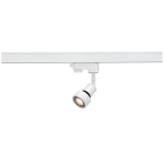 PURI 3Phasen-Stromschienenstrahler GU10 | Gehäuse: weiß | Drehbereich: 350° | Schwenkbereich: 85° | D: 54mm | H:178mm |
