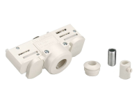 3 Phasen-Pendel-Adapter kurze Ausführung (Universaladapter) | Verkehrsweiß (RAL 9016) | max.: 10A | max.: 5 kg