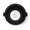 Tronix Downlight LED Spot | schwarz | 6W | 3000K | 400lm | dimmbar | DMxH: 81x79mm | Ausschnitt: 68mm
