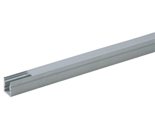 Aluprofil für LED-Flex inklusive Abdeckung klar (für LED Bänder mit max. 8mm Breite)