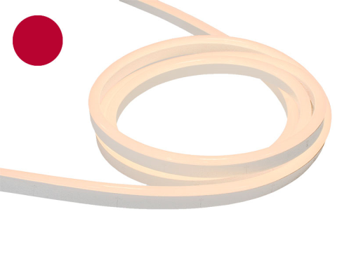 Flex Neon Pro LED rot, 12W/m, Rolle zu 20m