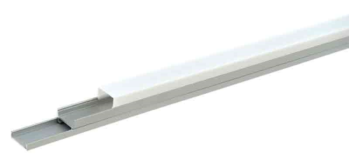 Aluprofil für LED-Flex inklusive Abdeckung matt (für LED Bänder mit max. 17mm Breite)