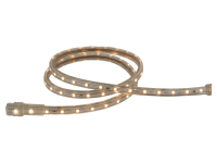 LED Flex Tape Light 3528 230V Außen, warmweiß 2700K, 60 LEDs/m, Schutzmantel, 230V, 5 W/m, IP44