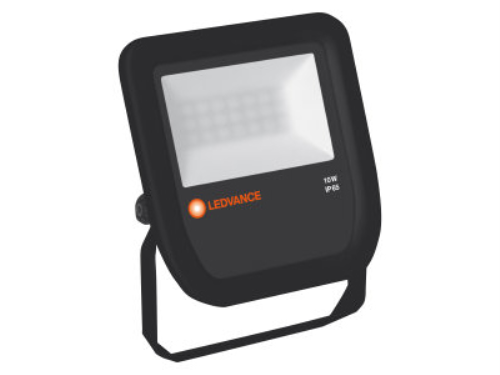 LED Floodlight outdoor schwarz | 10W | 1100lm | warmweiß 3000K | Abstrahlwinkel: 100° | 230V | IP65