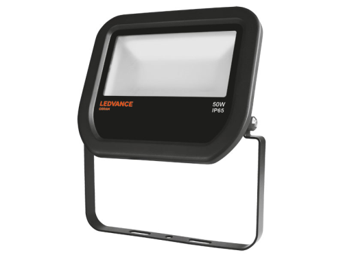 LED Floodlight outdoor schwarz | 50W| 6000lm | neutralweiß 4000K | Abstrahlwinkel: 100° | 230V | IP65 | Ra>80% | BxHxT: 218x206x46mm