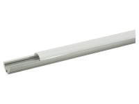 ABVERKAUF: Aluprofil für LED-Flex inklusive Abdeckung matt (für LED Bänder mit max. 12mm Breite)