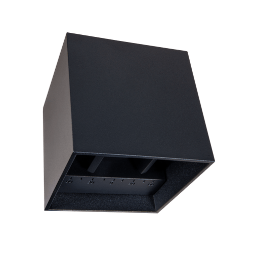 LED Wandstrahler Up & Down - 6W - dimmbar -  warmweiß - 2700K - 220lm - 230V -  schwarz - IP65