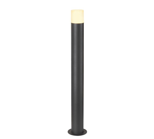 LED Pollerleuchte Grafit 90 Pole | Anthrazit | Rund | E27 (max.11W) | HxDM:900x88mm | Bodenplatte DM: 140mm | IP44 | exklusive Leuchtmittel