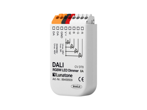 DALI DT8 RGBW LED Dimmer 8A