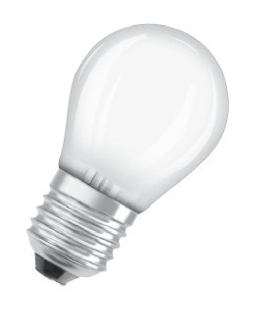LED-Glühfaden Lampe matt, Osram Parathom Retrofit Classic P25, 230V, E27, 2,8W (25W), warmweiß 2700K, 250lm, DMxH=45x77mm