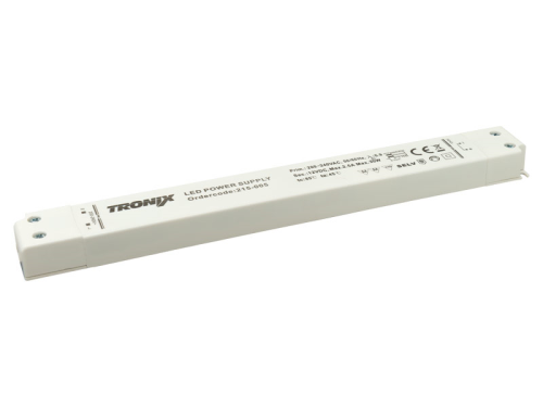 Netzteil 12V 30W Gehäuse mit Zugentlastung, LxBxH=251x30x16mm, IP20