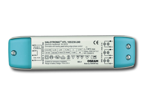 Halotronic HTL 105/220-240, Elektronischer Trafo 35-105W