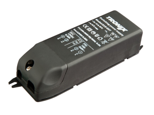 Netzteil 12V 10VA Gehäuse mit Zugentlastung, LxBxH=111x38x28mm, IP20