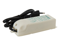 Netzteil 12V 18W Gehäuse mit Zugentlastung, LxBxH=116x45x21mm, IP20