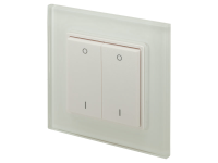 Glasrahmen-Taster 2fach für 651251, Touch-Dim-Funktion